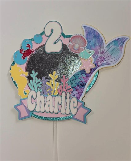 MERMAID Cake Topper! - Etsy