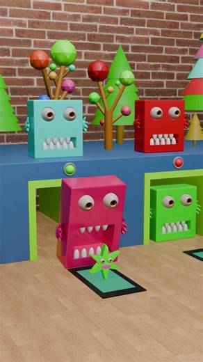 Petits monstres 2 🟩🟦😆