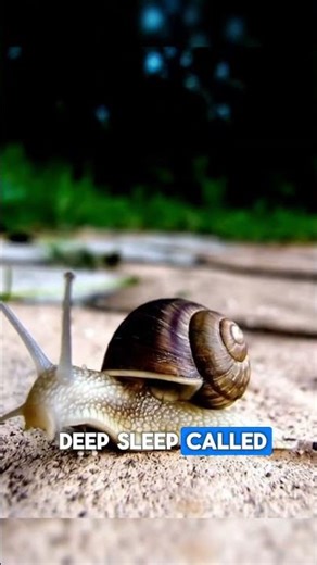 A Snail Can Sleep for 3 Years 😲 #facts #shorts #trending #viral