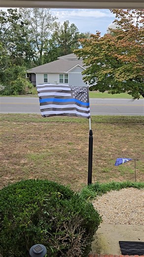 375 reactions · 38 comments | The thin blue line waves all day...every day at my house! I thank each of you soooo much for supporting all of us in law enforcement!  | Jeff Benton | Facebook