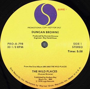 Duncan Browne - The Wild Places