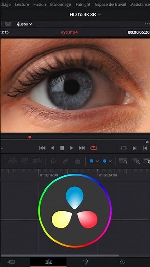 AUGMENTER résolution vidéo HD en 4K ( TUTO Davinci Resolve Studio ) #4k #Upscaling4K