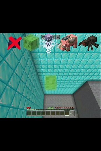 Minecraft Animals Jumping Challenge 😂 | Funny Animal Jumps in Minecraft! #minecraft #shorts