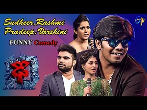 Sudheer, Rashmi, Pradeep, Varshini & Hemanth | Funny Jokes | Dhee 10 | ETV Telugu