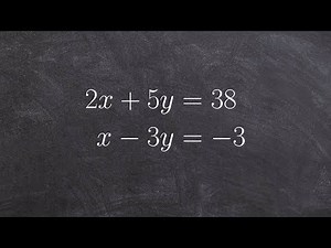Solving systems of equations tutorial with substitution
