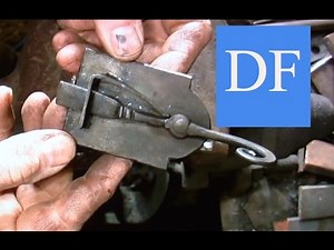 Blacksmithing Project - Forging a Simple Spring Latch
