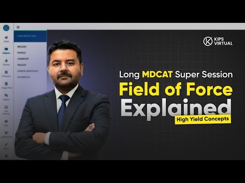 MDCAT Physics | Fields of Force Simply Explained | High-Yield Concepts