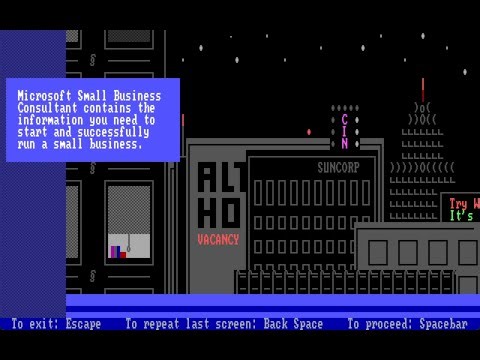 Microsoft CD-ROM Reference Library: Small Business Consultant Demo - 1988/05
