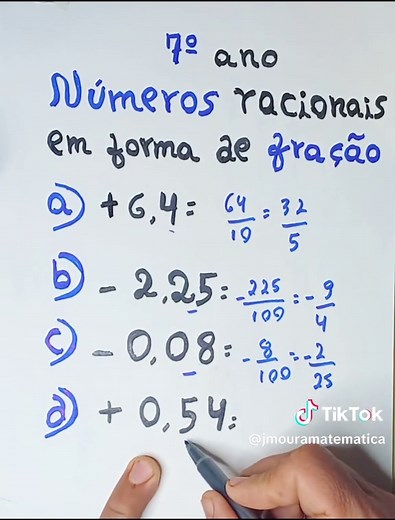 Aprenda números racionais em forma de fração!