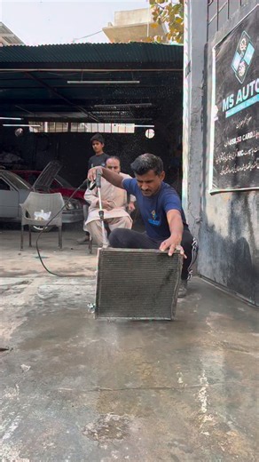 Car AC Condenser Service & Wash | Why Condenser Gets Choked #CarAC #CondenserWash #ACService #CarMaintenance #MSAutos Karachi AutoACRepair | MS AUTOS