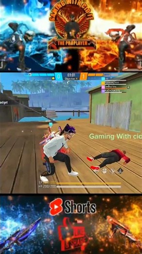 Vaayadi cid 🤪 #gaming with cidff #shorts #ffshorts #trending #cidff #shortsviral #freefire #gaming