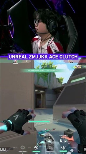 Inside the comms of ZmjjKK’s insane ACE CLUTCH #VALORANTMasters #shorts #vct