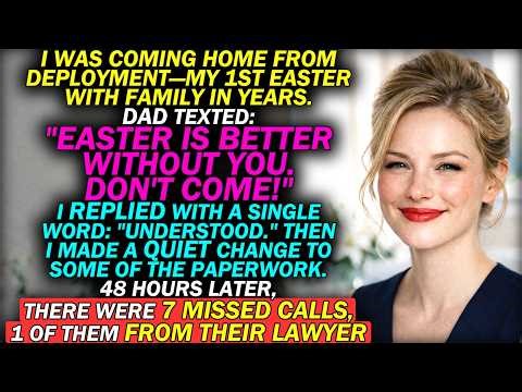 My Parents Texted “Easter is better without you! Don't Come”—I Replied With A Single Word