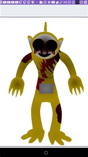 #slendytubbies Laa Laa mutant animation and sound
