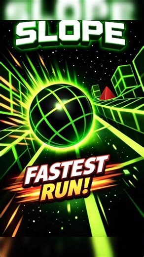Slope Game – Fastest Run No Mistake 😱🔥 #SlopeGame #Gaming #MiniGame