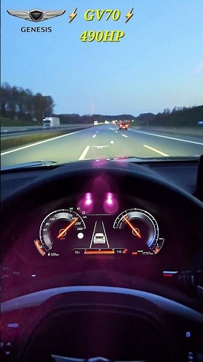 490 HP Electric SUV — 2026 Genesis GV70 TOP SPEED Test ⚡ #autobahn #pov