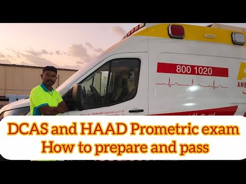 DCAS Prometric and HAAD Prometric exam How to get Ambulance Medic job in UAE