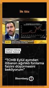 I expect the Central Bank of Turkey to lower the weighted average funding rate starting in Septem...