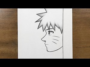How to Draw Naruto Side Profile Step by Step