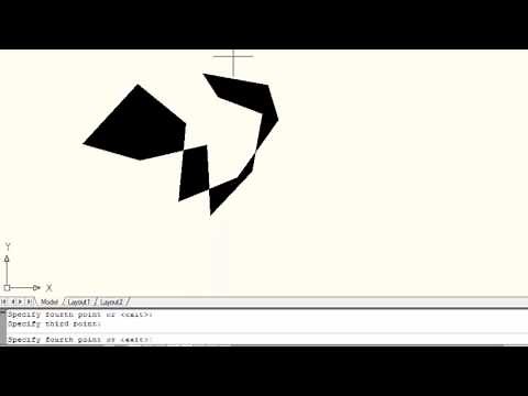 Polygon, Trace, Solid, Fill and Donut Command in Autocad