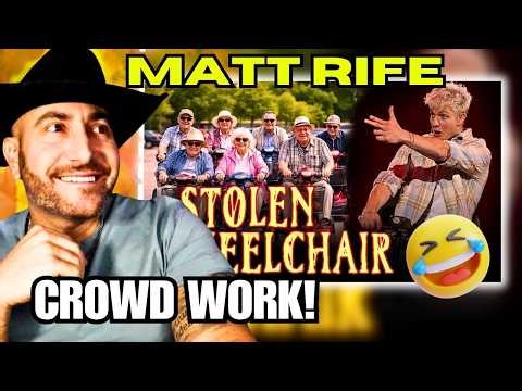 Matt Rife Wheelchair Crowd Work Reaction 😭 This Got WILD Fast!