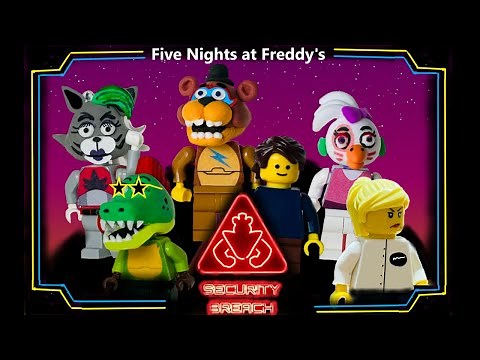 Lego Five Nights at Freddy's: Security Breach | Lego Fnaf 9 | Walkthrough | Stop Motion