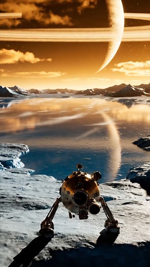 Saturn’s moon Titan has rain, rivers, and lakes of methane. It’s the only world besides Earth with active weather and surface liquids. Cinematic visuals and audio generated with AI. #TitanMoon #Saturn #SpaceDiscovery #AIShorts #ViralScience #ScienceExplained #Astrobiology #NASA #CinematicShorts #SpaceCuriosity | Galaxy Quest Chronicles