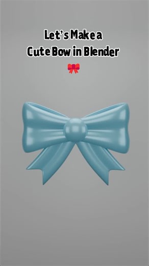 ChocoMallow 3D on Instagram: "🎀 Let’s make a cute bow in Blender! 💕 Watch the full tutorial on my YouTube channel! 🎥✨ . . . . . . . . #blender3d #3dmodeling #3dart #blenderartist #madeinblender #blendertutorial #digitalart #cgi #3drender #blenderbow #3ddesign #softaesthetic #designinspiration #artreel #viralreel #trendingnow #watchtilltheend #learnsomethingnew #artistsofinstagram #contentcreator #creativereel #explore #fyppppppppppppppppppppppppppppppppppppppppppppppppppp