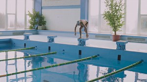 Senior Man In Indoor Swimming Pool Active Stock Footage SBV-320665455 - Storyblocks