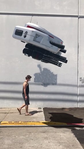 Park your battle drone anywhere with the new camo mod! #cgi #vfx #visualeffects