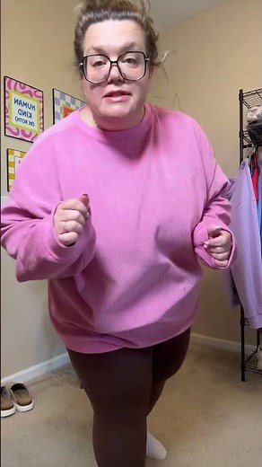 This plus size sweatshirt comes up to size 5X and is oversized