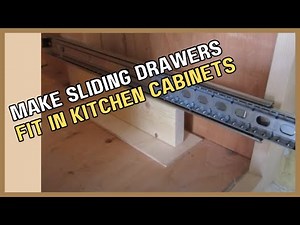 How to Make Cabinet Drawer Slides Fit [Even if the Drawer Doesn't Fit]