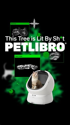 Petlibro on Instagram: "To celebrate our new Luma Smart Litter Box, we built a first-of-its-kind Christmas tree powered by poop. You read that correctly, our digital tree in NYC is literally #LitByShit. 🎄💩 Using data from six famous felines the tree gets a new “poop ornament” every time one of them goes #2. See for yourself at 6th Ave & Waverly Place! @mr.kitters.the.cat @porkybellyandjim @loxandlottie @sarapoptarts"