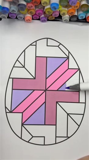 Easy Easter Egg Coloring Book Pages