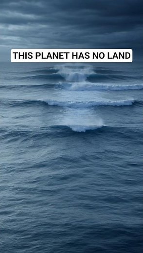 A Planet With No Land… Only Ocean 🌊 #space