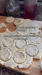 349 reactions · 40 shares | Lilac Shortbread Cookies  These were so...
