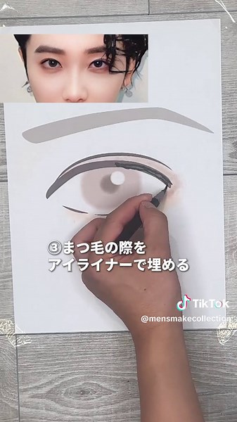 他に解説してほしいアーティストいますか？ #メンズメイク #メンズ #メイク #メイクサービス