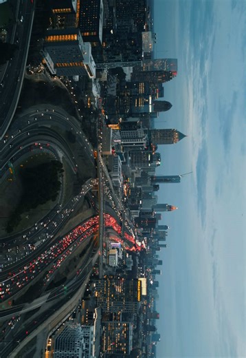 Explore Heavy Skies Above Atlanta Through Drone Video