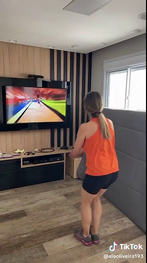 Exercícios de salto em distância com Kinect no Xbox 360