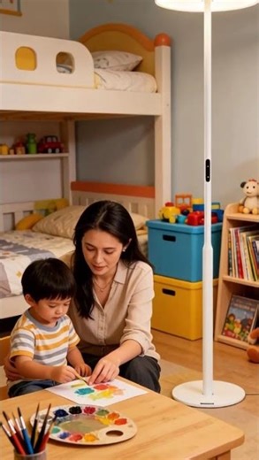 PalFish EnsoGlow Floor Lamp — Bright Light Without Harsh Glare