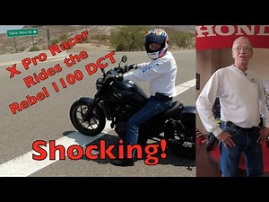 X Pro Racer Test Rides Honda Rebel 1100 DCT | First Ever Dual Clutch Transmission Experience