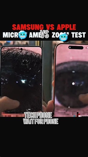 Samsung vs Apple: Extreme Micro Zoom Test! 📸😱