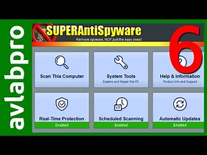 SUPER AntiSpyware 6 scan and fix