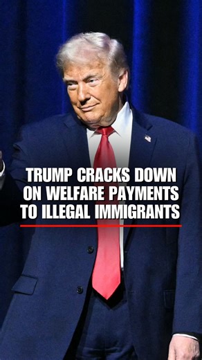 Fox News on Instagram: "'EFFECTIVE IMMEDIATELY': President Trump announces his administration is freezing "any and all welfare payments" going to illegal immigrants that come into our country."