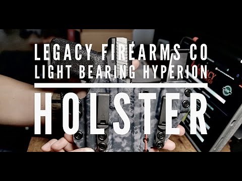 LEGACY FIREARMS CO. Light Bearing HYPERION Appendix Holster: Unboxing, First Impressions, & Overview