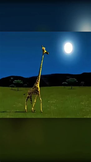 The Giraffe And The Moon Animated Film