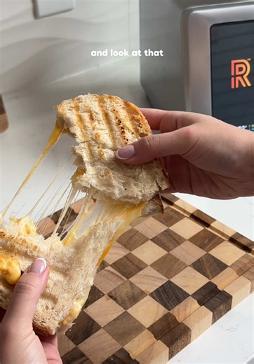 Meet my new Revolution smart toaster toastie press! My sourdough's new bestie 💖 Get yours today - link will be in my bio! @Revolution Cooking #ad #smarttoaster #touchscreentoaster #tiktoktoaster