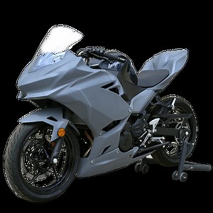Ninja 400 2018-25 Race Bodywork – Primer Gray - HotbodiesRacing.com