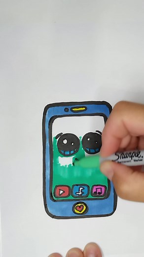 Dibujo de un Móvil: Cómo Dibujar un Teléfono Fácilmente