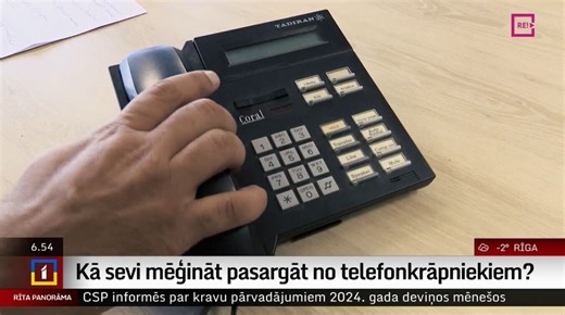 Scam call intensity in Latvia is not diminishing